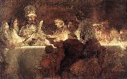 REMBRANDT Harmenszoon van Rijn The Conspiration of the Bataves china oil painting reproduction